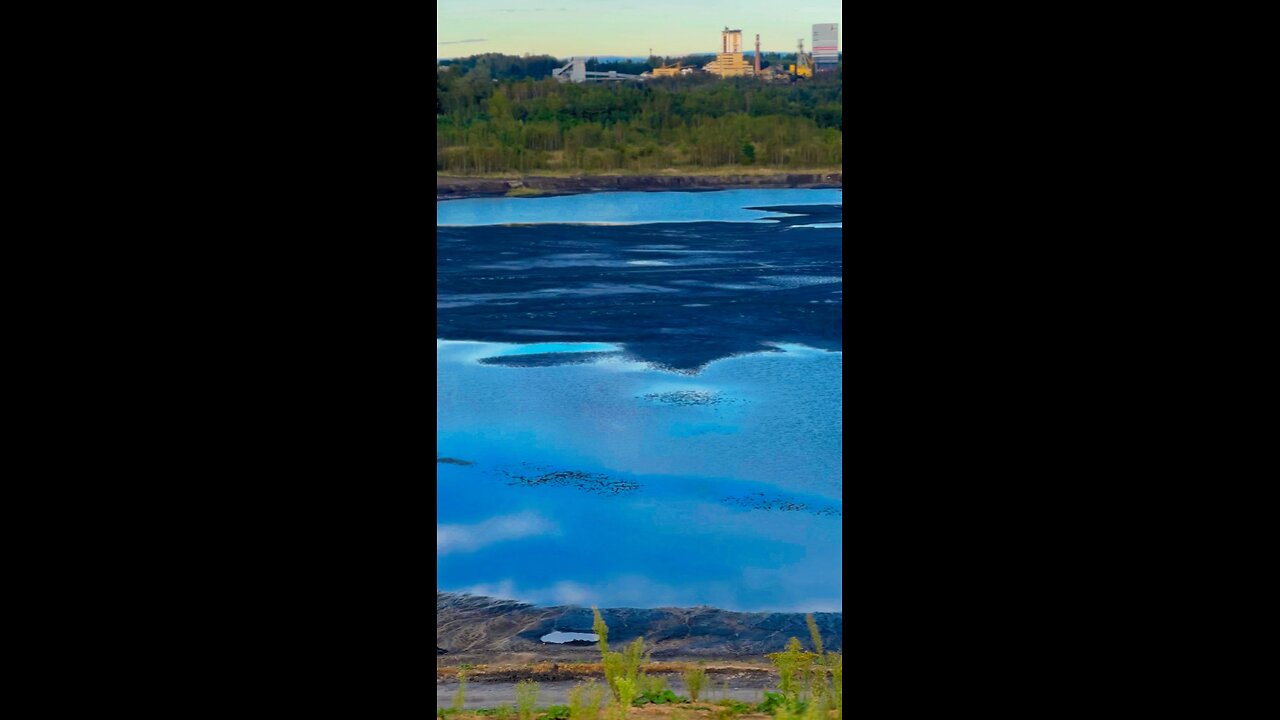 Hidden Puddles in a Dry Pond – A Silent Aerial View #shorts #nature #viral