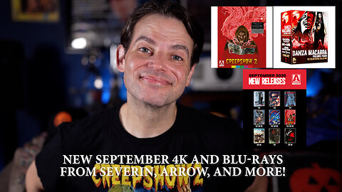 NEWS: September 4K and Blu-rays from Arrow, Severin, and More! Plus Creepshow 2 in 4K!