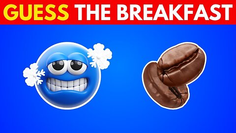 Guess The FOOD By Emoji? 🥛🥪 Breakfast Emoji Quiz