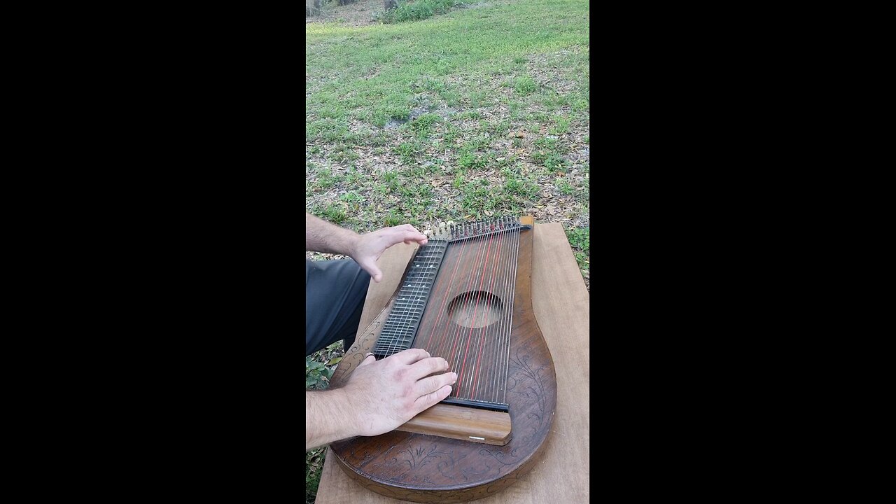 Winnie the Pooh Theme Song on the Zither!