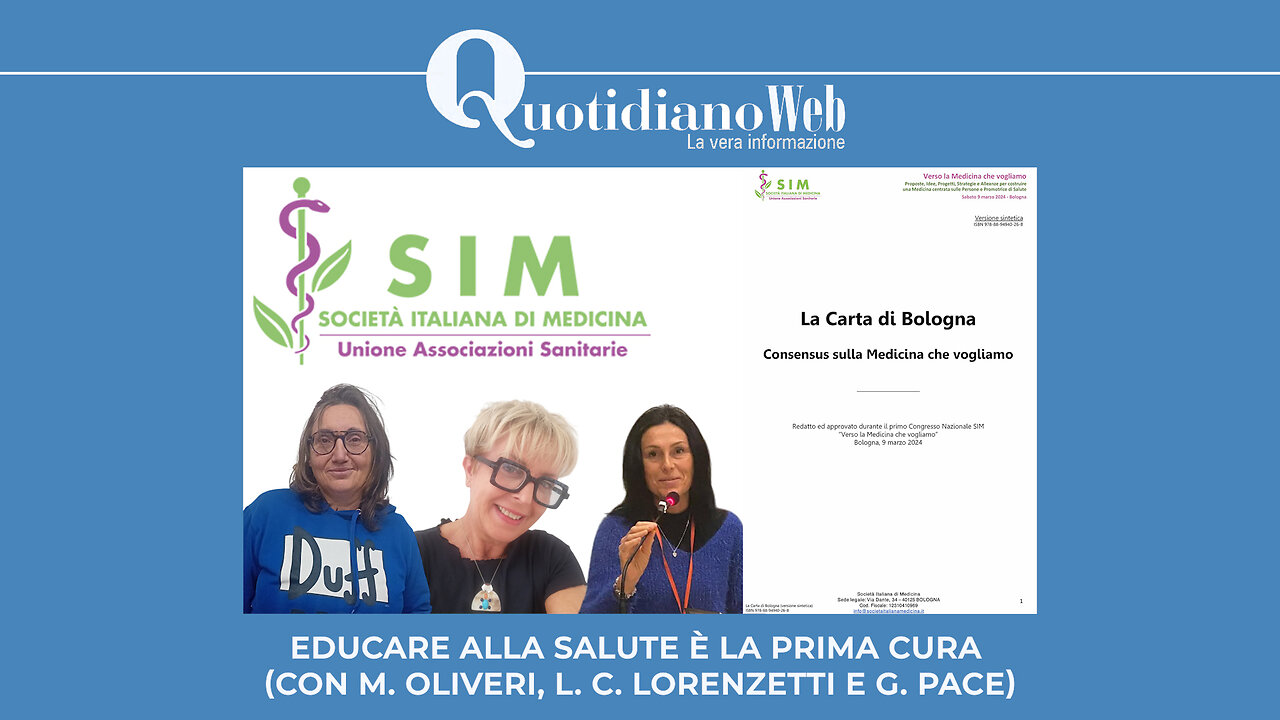 Educare alla salute è la prima cura (Con M. Oliveri, L. C. Lorenzetti e G. Pace)
