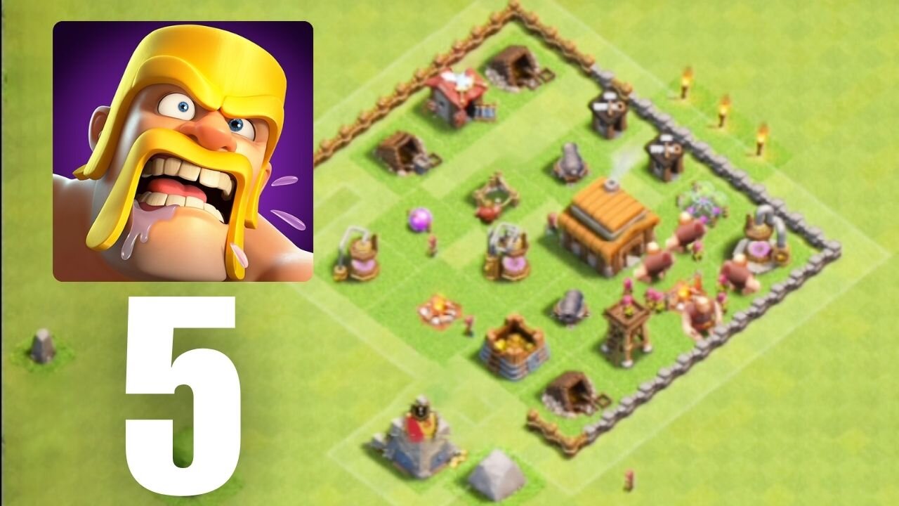 Clash of Clans Part 5 : Town Hall 3 & Updating Up (Android/iOS Gameplay Walkthrough)