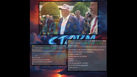 Trump Stating Q Post Hunters Become The Hunted