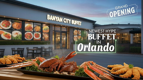 Hype All-You-Can-Eat Asian Buffet in Orlando! Duck, Lobster & Crab at Banyan City Buffet!