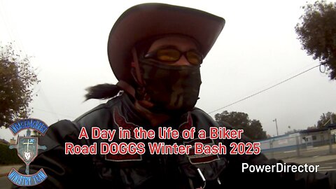 A Day in the life of a Biker Road DOGGS Winter Bash 2025 #theoutlawpreacher