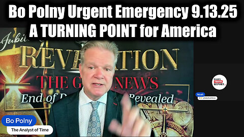 Urgent Emergency 9.13.25 - A TURNING POINT for America