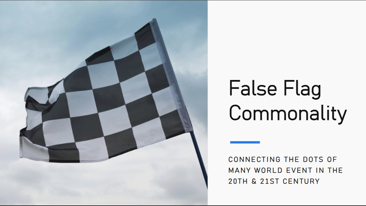 FALSE FLAG COMMONALITY! 2025-04-01