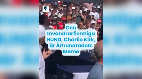 🐶 Den Invandrarfientliga HUND, Charlie Kirk, är Århundradets Meme 🏆