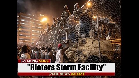 LET US IN" Mob BREACHES ICE Jail... as 'WALL OF STEEL' Erases Rioters INSTANTLY