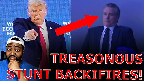 Trump HUMILIATES ANGRY Gavin Newson On World Stage At Davos As Treasonous Stunt BACKFIRES!