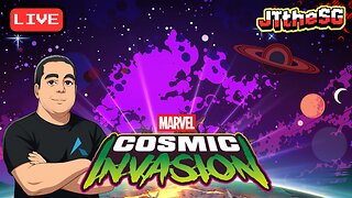 LIVE Replay - Let's Play MARVEL COSMIC INVASION!!!