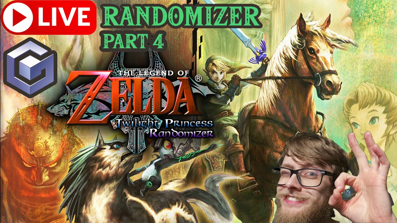 🔴LIVE - TWILIGHT PRINCESS Randomizer Livestream! Part 4! Actual Gamecube! #twilightprincess #gcn
