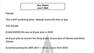 WAR REPORT - JUNE 07 2025 - THE LAST FEW MONTHS WILL BE SHOCKING