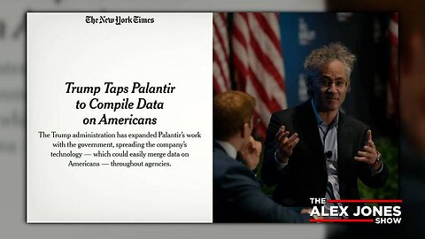 EXCLUSIVE: Alex Jones Responds To The Palantir Hysteria