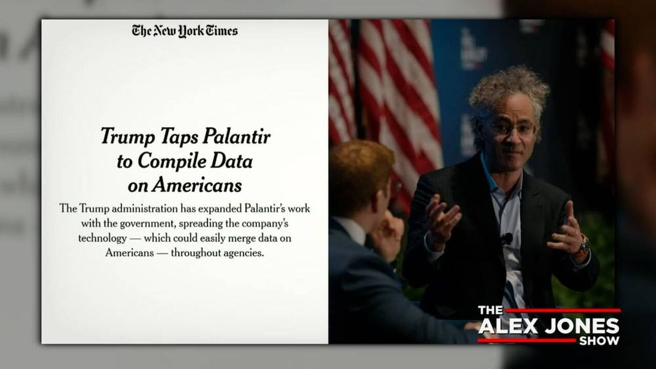 EXCLUSIVE: Alex Jones Responds To The Palantir Hysteria