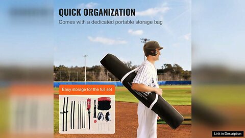 VEVOR 7x7 ft Baseball Softball Practice Net Portable Baseball Training Net Review