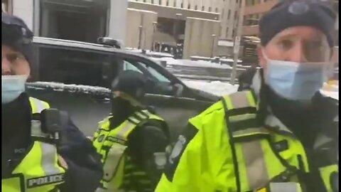 Legal observer harassed & terrorized by Gestapo police in Ottawa, Canada just for filming with phone