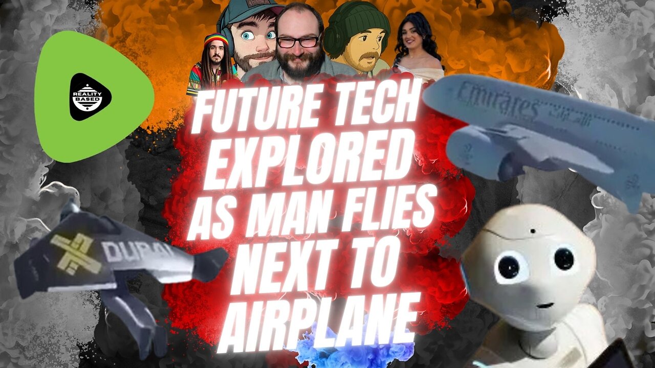 Future Tech EXPLORED, As Man FLIES Next To Airplane