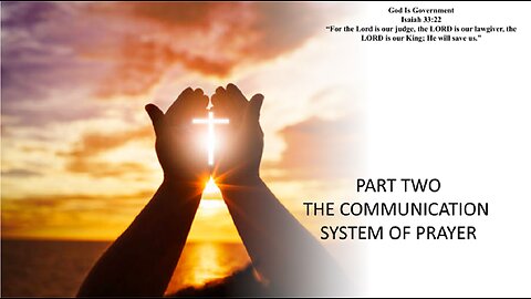 The Communication System of Prayer
