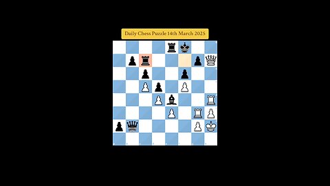 Daily Chess Puzzle 14.03.2025