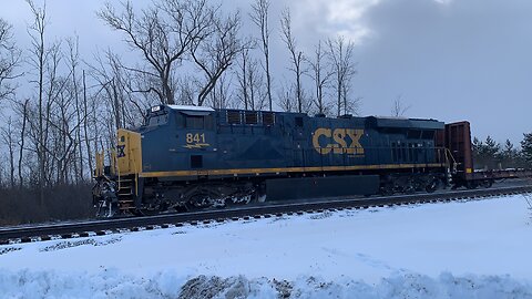 Fun Unexpected Train meet with CSX and Amtrak