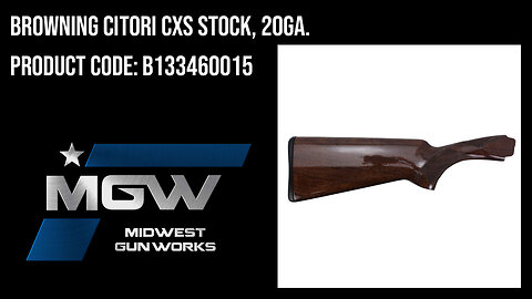 Browning Citori CXS Stock, 20ga. - B133460015