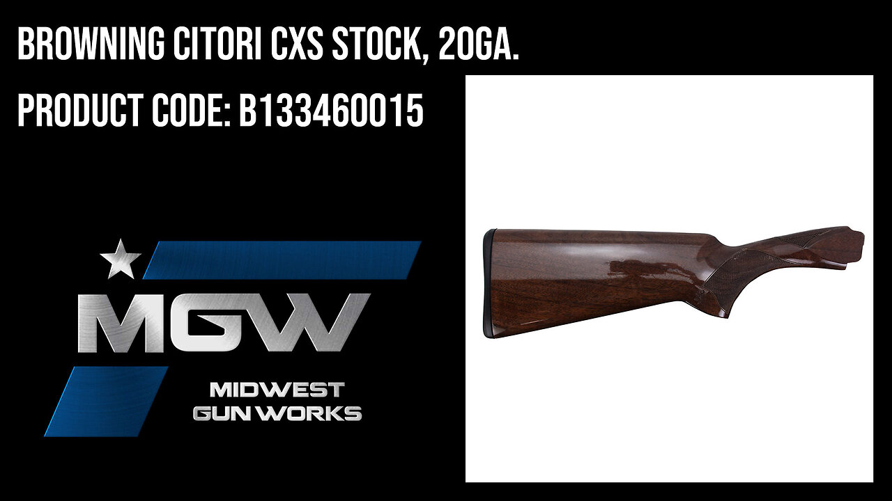 Browning Citori CXS Stock, 20ga. - B133460015