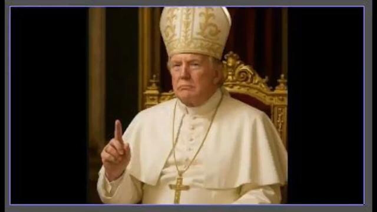TRUMP THE ANTI-CHRIST GLOBALIST TRAITOR & SNAKE WISHES HE WAS POPE.. YOU CANT MAKE THIS SHIT UP..