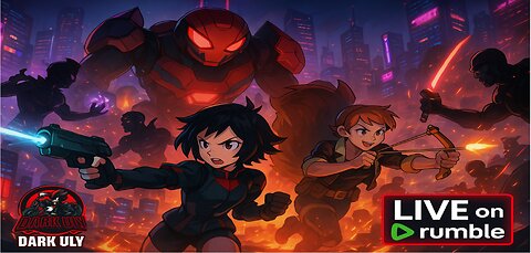 Marvel Rivals – Neon Warzone: Mech & Slingshot Squad | Dark Uly LIVE on Rumble