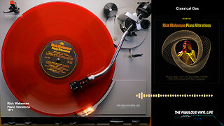 Rick Wakeman ) Piano Vibrations ) 1971 ( Red Vinyl Purple Pyramid Records US 2020)