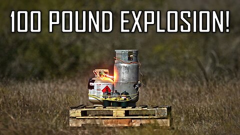 Detonating 100 POUNDS of Propane! - Ballistic High-Speed