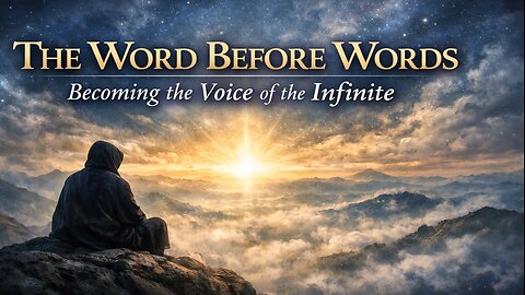 The Word Before Words: Becoming The Voice Of The Infinite