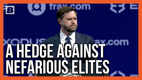JD Vance: Crypto Is a Hedge Against "Elites" Trying to Control People