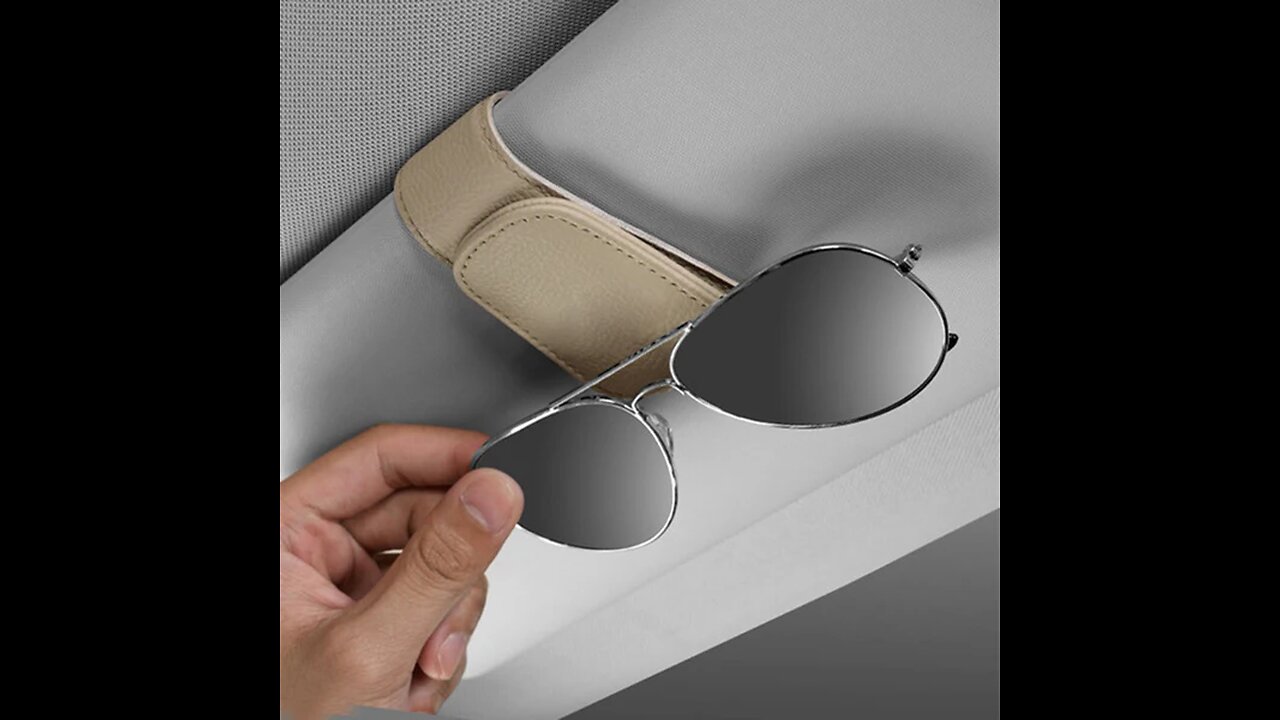 Multi-Functional Glasses Clip For Car