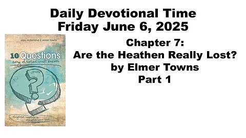 Daily Bible Study 06-06-2025 