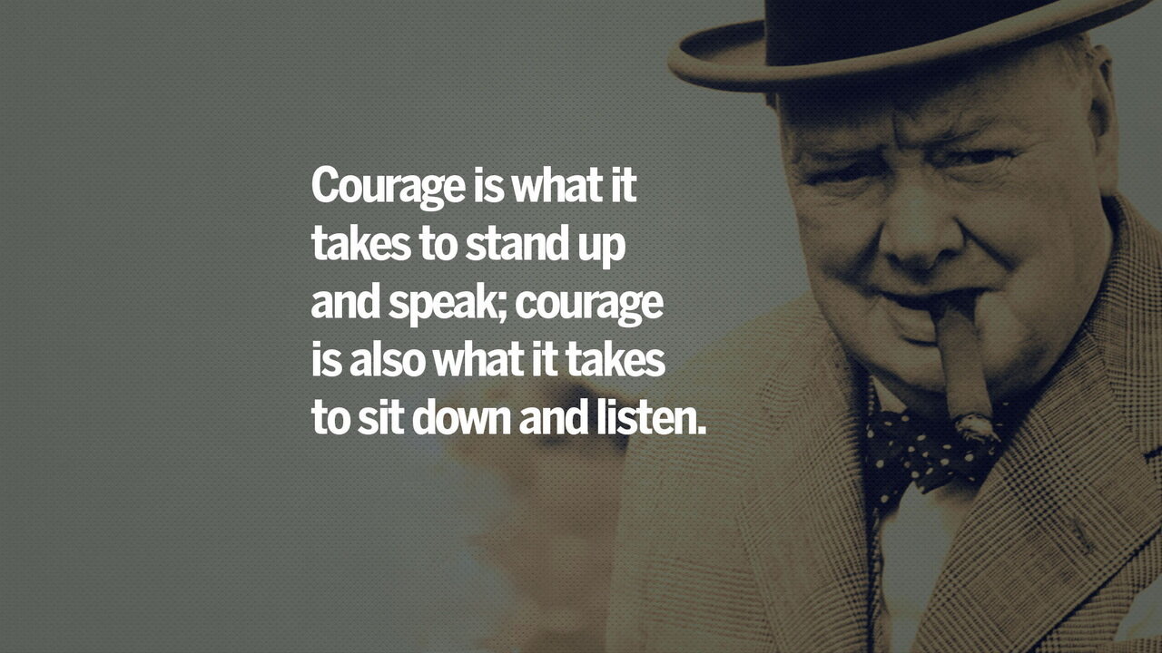 Courage Is the Rarest of Traits (No Ads)