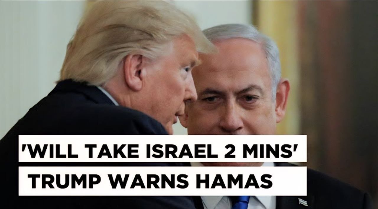 "If I Tell Israel To Go In..." Trump Threatens To "Eradicate" Hamas Over Gaza Ceasefire Violation