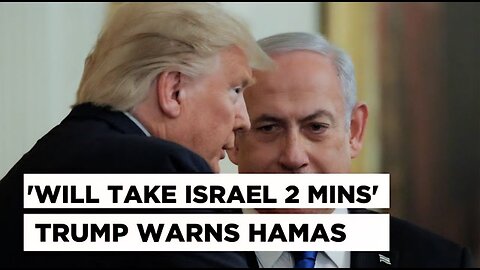 "If I Tell Israel To Go In..." Trump Threatens To "Eradicate" Hamas Over Gaza Ceasefire Violation