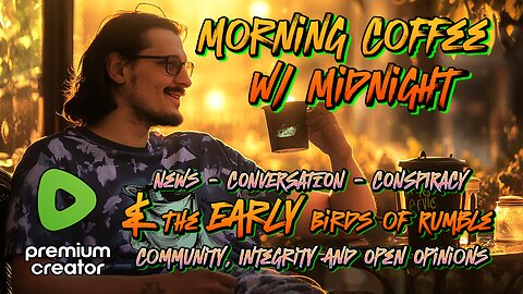 Morning Coffee w/ Midnight & The Not So Early Birds SUNDAY Edition! "And Games Maybe"