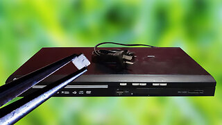 A brilliant idea with an old DVD player!