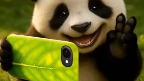 Cutest Photo Shoot Ever? Panda Strikes a Pose! 🐼✨📷