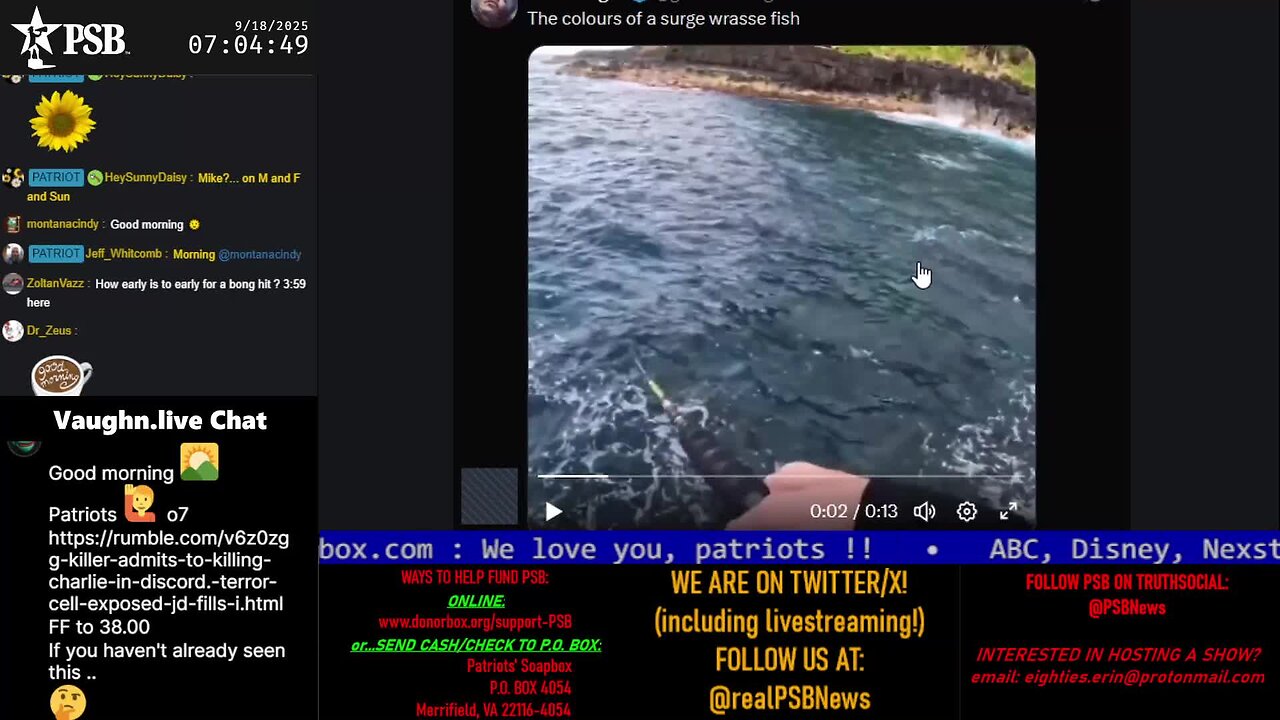 2025-09-18 07:00 EDT - Open Time Slot: