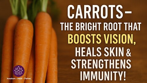 Carrots – The Bright Root That Boosts Vision, Heals Skin & Strengthens Immunity!