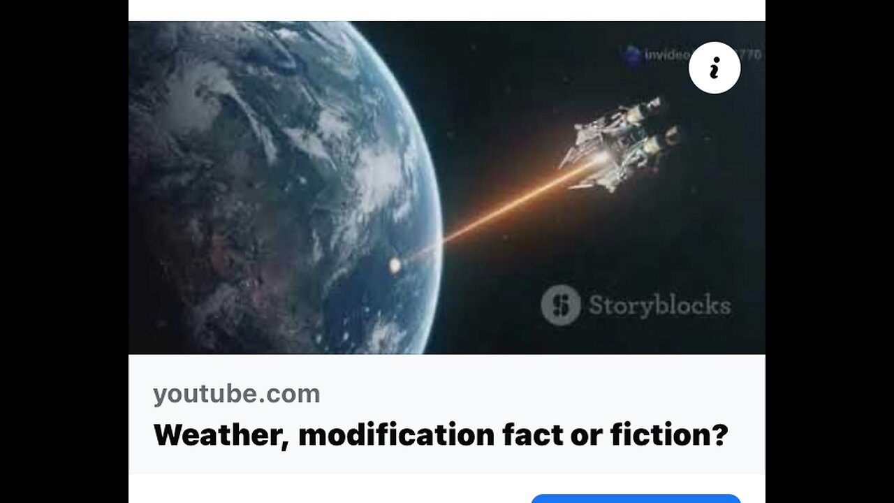 Weather modification fact or fiction?