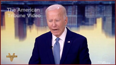 Biden Blames “Sexism” and “Racism” for Kamala’s Massive Defeat in Incomprehensible Ramble