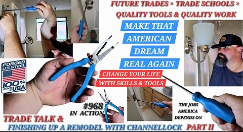 Tool & Trade Talk featuring Channellock & Electrical Repairs