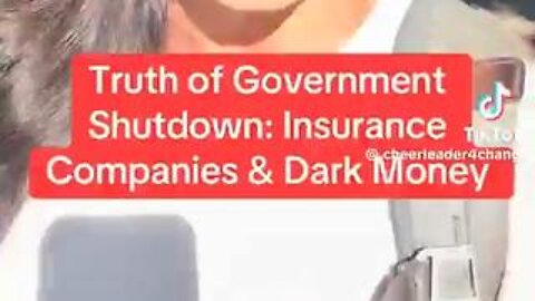 Did she uncover the real reason for the government shutdown?