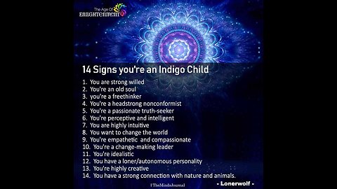 I'm An Indigo Child