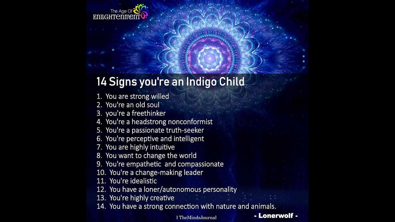 I'm An Indigo Child
