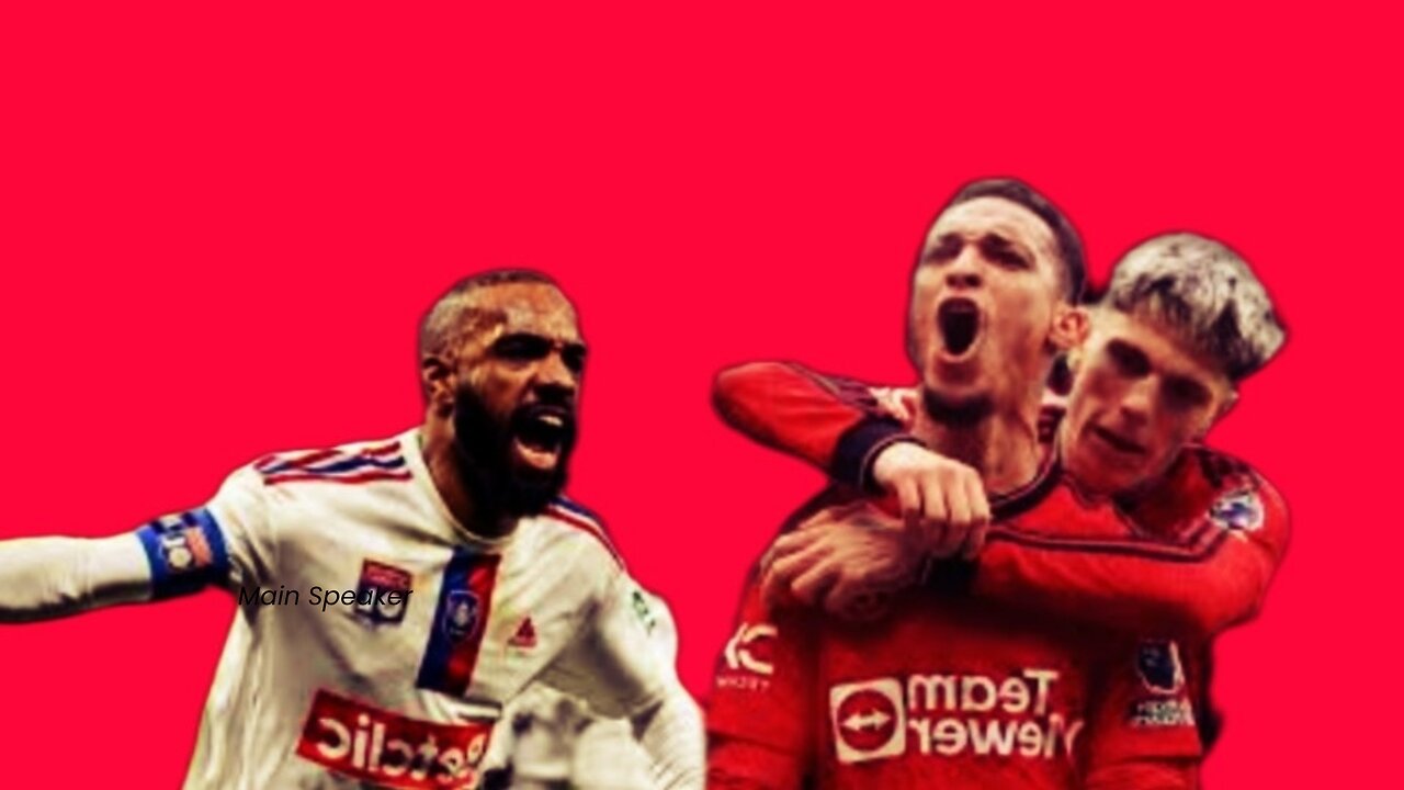 Man United 2. 2 Lyons Uefa champions league